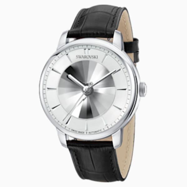 white leather strap watch mens