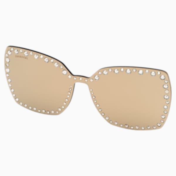 Masque à cliper pour lunettes de soleil Swarovski, SK5330 CL 16A, gris Masque à cliper pour lunettes de soleil Swarovski, SK5330 CL 16A, gris