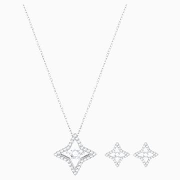 swarovski rhodiniert weiss