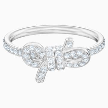 Lifelong Ring Small White Rhodium Plated Swarovski Com