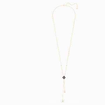 swarovski latisha plated tone necklace rose gold