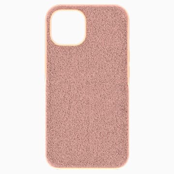 High smartphone case, iPhone® 14, Silver Tone | Swarovski