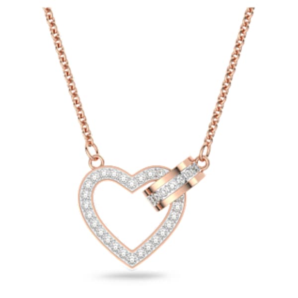 Lovely Necklace, White, Rose-gold tone plated | Swarovski.com Lovely Necklace, White, Rose-gold tone plated | Swarovski.com