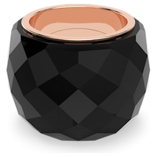 Swarovski Nirvana Ring, Black, Rose-gold tone PVD Swarovski Nirvana Ring, Black, Rose-gold tone PVD