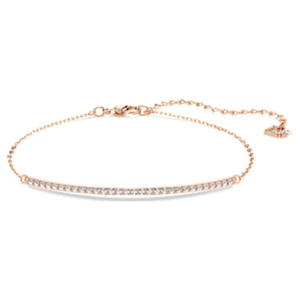Only Bracelet, White, Rose-gold tone plated | Swarovski.com Only Bracelet, White, Rose-gold tone plated | Swarovski.com