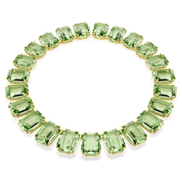 Millenia 项链 八角形切割仿水晶 蓝色 镀铑 施华洛世奇swarovski Com Cn