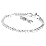 Imber Emily Tennis bracelet, Round cut, White, Rhodium plated - Swarovski, 1808960