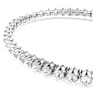 Imber Emily Tennis bracelet, Round cut, White, Rhodium plated - Swarovski, 1808960