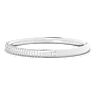 Dextera bangle, White, Stainless steel - Swarovski, 5032845
