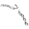Angelic Tennis bracelet, Round cut, Small, White, Rhodium plated - Swarovski, 5071173