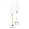 Crystalline Sektkelche, Goldfarben (2er-Set) - Swarovski, 5102143