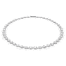 Una Angelic Tennis 네크리스, 라운드 컷, 미디움, 화이트, 로듐 플래팅 - Swarovski, 5117703