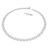 Una Angelic Tennis 네크리스, 라운드 컷, 미디움, 화이트, 로듐 플래팅 - Swarovski, 5117703