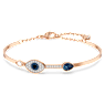 Symbolica bangle, Evil eye, Blue, Mixed metal finish - Swarovski, 5171991
