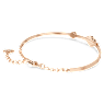 Bransoletka typu bangle Symbolica, „Złe oko”, Niebieska, Wykończenie z różnobarwnych metali - Swarovski, 5171991