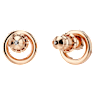 Orecchini a lobo Constella, Bianchi, Placcato color oro rosa - Swarovski, 5199827