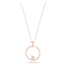 Pendentif Creativity, Blanc, Placage de ton or rosé - Swarovski, 5202446