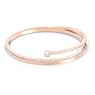 Fresh กำไล, เจียระไนทรงกลม, ขาว, เคลือบโทนสีโรสโกลด์ - Swarovski, 5217727
