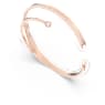 Fresh กำไล, เจียระไนทรงกลม, ขาว, เคลือบโทนสีโรสโกลด์ - Swarovski, 5217727