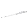 Crystalline ballpoint pen, White, White lacquered, Chrome plated - Swarovski, 5224392