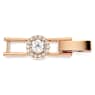 Angelic extender, Round cut, White, Rose gold-tone plated - Swarovski, 5257142