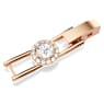 Angelic extender, Round cut, White, Rose gold-tone plated - Swarovski, 5257142