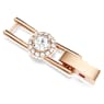 Angelic extender, Round cut, White, Rose gold-tone plated - Swarovski, 5257142