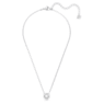 Collar Swarovski Sparkling Dance, Talla redonda, Blanco, Baño de rodio - Swarovski, 5286137