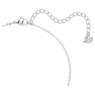 Collar Swarovski Sparkling Dance, Talla redonda, Blanco, Baño de rodio - Swarovski, 5286137