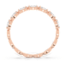 Anillo Matrix Vittore, Talla marquisa, Blanco, Baño tono oro rosa - Swarovski, 5366571