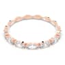 Vittore ring, Marquise cut, White, Rose gold-tone plated - Swarovski, 5366573