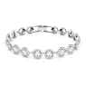 Angelic set, Round cut, White, Rhodium plated - Swarovski, 5367853