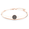 Sublima bangle, Gray, Rose gold-tone plated - Swarovski, 5389046
