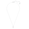 Attract Trilogy pendant, Round cut, White, Rhodium plated - Swarovski, 5414970
