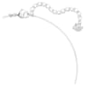 Attract Trilogy pendant, Round cut, White, Rhodium plated - Swarovski, 5414970