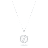 Magic ペンダント, スノーフレーク, ホワイト, ロジウム・プレーティング - Swarovski, 5428432