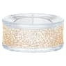 Shimmer tea light holder, Gold tone - Swarovski, 5428724