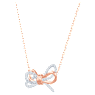 Lifelong Bow hanger, Strik, Wit, Gemengde metaalafwerking - Swarovski, 5440636