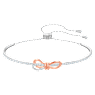 Lifelong Bow กำไล, โบว์, ขาว, เคลือบโลหะหลากชนิด - Swarovski, 5447079