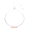 Lifelong Bow กำไล, โบว์, ขาว, เคลือบโลหะหลากชนิด - Swarovski, 5447079