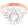 Idyllia 링, 믹스 컷, 태양, 화이트, 로즈골드 톤 플래팅 - Swarovski, 5459599