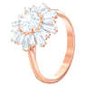 Idyllia 링, 믹스 컷, 태양, 화이트, 로즈골드 톤 플래팅 - Swarovski, 5459599