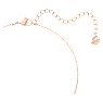 Dazzling Swan necklace, Swan, Pink, Rose gold-tone plated - Swarovski, 5469989