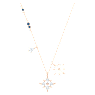 Swarovski Symbolic pendant, Star, White, Rose gold-tone plated - Swarovski, 5494352