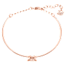 Swarovski Sparkling Dance bangle, Round cut, White, Rose gold-tone plated - Swarovski, 5497483