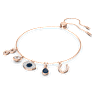 Symbolica ブレスレット, インフィニティ、イーブルアイ、蹄鉄, ブルー, ローズゴールドトーン・プレーティング - Swarovski, 5497668