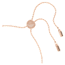Symbolica bracelet, Infinity, evil eye and horseshoe, Blue, Rose gold-tone plated - Swarovski, 5497668
