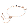 Symbolica ブレスレット, インフィニティ、イーブルアイ、蹄鉄, ブルー, ローズゴールドトーン・プレーティング - Swarovski, 5497668