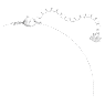 Stilla Attract necklace, Square cut, White, Rhodium plated - Swarovski, 5510696