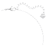 Mesmera Attract necklace, Heart, White, Rhodium plated - Swarovski, 5517117